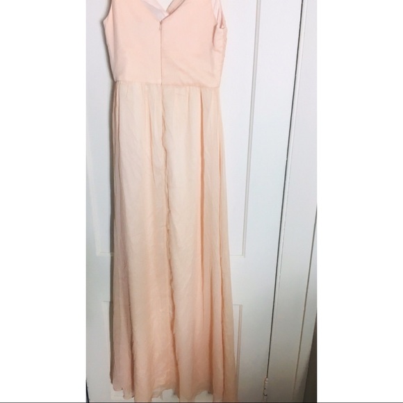BHLDN peach gown xs Anthropologie new - Picture 3 of 5